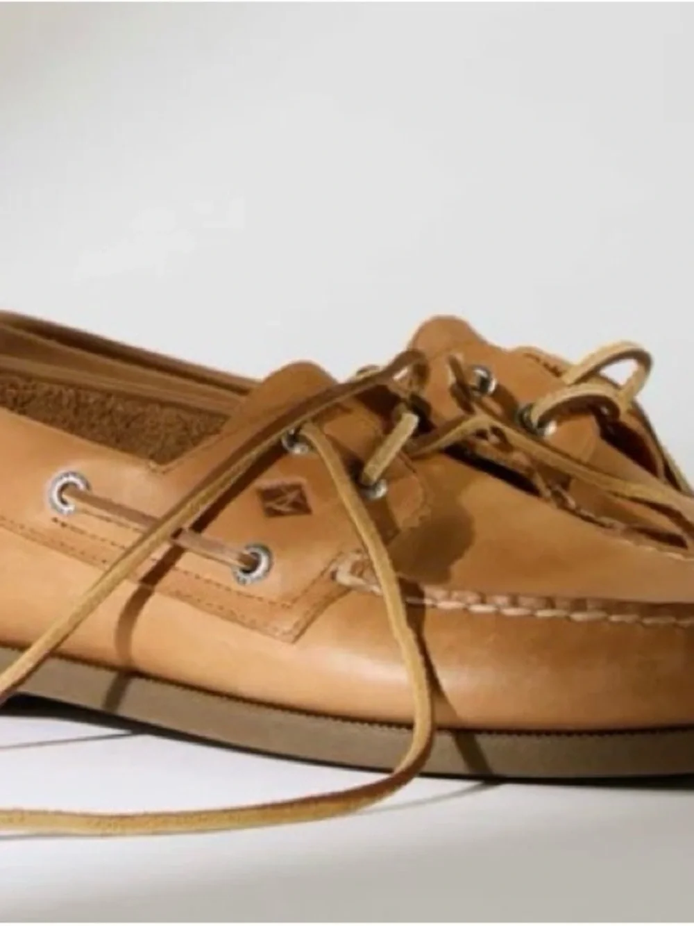 Sperry Men's Tan Leather Boat Shoes